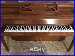 Steinway & Sons console upright piano