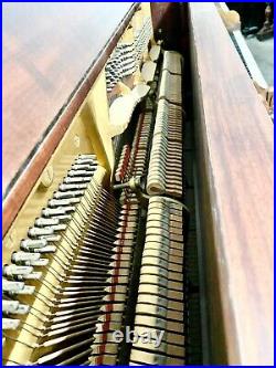 Steinway Tall Upright Piano 52 Satin Mahogany