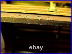 Steinway Tall Upright Piano 54 1/2 Model F Satin Mahogany Tuned VG+ +