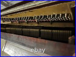 Steinway Tall Upright Piano 54 1/2 Satin Mahogany 1909 RARE