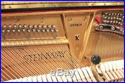 Steinway Traditional K-52 Upright Piano 52'' Ebony Satin 1985