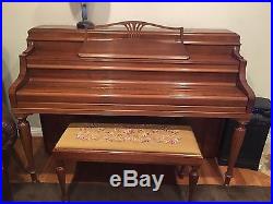 Steinway Upright Piano 42 Satin Walnut
