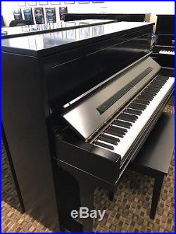 Steinway Upright Piano Ebony Los Angeles 467571