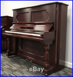 Steinway Upright Piano Model F 54 Vertical GORGEOUS K Mahogany VIDEOS