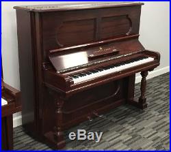 Steinway Upright Piano Model F 54 Vertical GORGEOUS K Mahogany VIDEOS