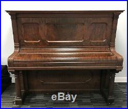 Steinway Upright Piano Model H 54 Vertical GORGEOUS K Walnut