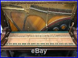 Steinway Upright Piano Model H 54 Vertical GORGEOUS K Walnut