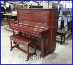 Steinway Upright Piano Model I 54 Vertical GORGEOUS K Mahogany