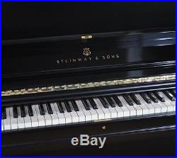 Steinway Upright Piano Model K 52 Vertical (1983) GORGEOUS
