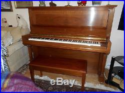 Steinway Upright Piano Model K Beautiful 1985