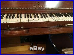 Steinway Upright Player Piano Aeolian Player Action