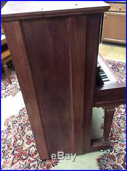 Steinway Upright Player Piano Model VP 1915 Mahogany Duo Art Components Removed