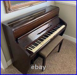 Steinway Vertegrand-Brown Upright Piano. Antique piano made in 1905