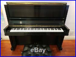 Steinway & sons Ebony K52 upright piano