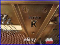 Steinway & sons Ebony K52 upright piano
