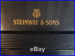 Steinway upright 52 with magnificent art case with rare Victorian bench
