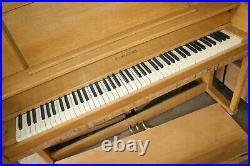 Story & Clark Mahogany Upright Piano 88 Key 311372 3-Pedal