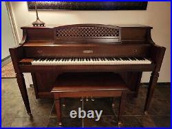 Story & Clark Piano upright with matching bench