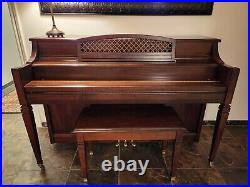 Story & Clark Piano upright with matching bench