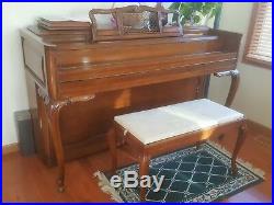 Story & Clark Upright Console Piano with Bench (Made in USA)