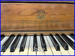 Story & Clark Upright Maple Piano with 88 Keys