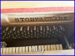 Story & Clark Upright Piano 88 Key Maple 3-Pedal