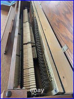Story & Clark Upright Piano 88 Key Oak 3-Pedal