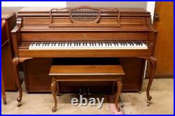 Story and Clark Piano 52 Keys Standard Cherry Wood Used Great Condition 1965