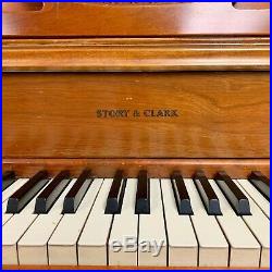 Story and Clark Upright Piano with Bench