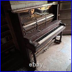 The Everett Boston Upright Rare Piano Antique Vintage Some Keys Need Repair