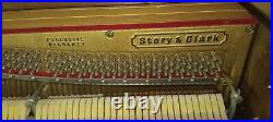 (The Shipping Cost Is For A U-haul) Story & Clark Console Piano c1983 614802