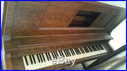 Tiger Grain Gulbransen Upright Piano Made in the 1920s