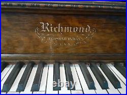 Tiger Oak Richmond Upright Grand Piano