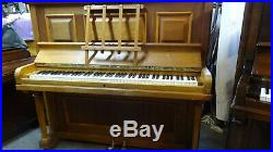 Traditional Overstrung Piano Waxed Case Inc. Local Delivery