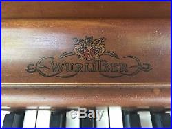UPRIGHT SPINET WURLITZER F-023 ANNIVERSARY EDITION PIANO With ORIGINAL BENCH