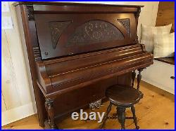 Upright Antique Grand Piano