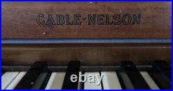 Upright Cable piano and bench