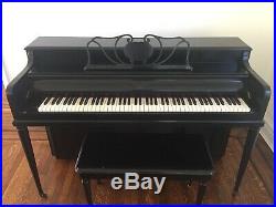 Upright Piano, Sohmer & Son, black, very good condition, Model #32-85