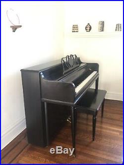 Upright Piano, Sohmer & Son, black, very good condition, Model #32-85