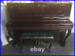 Upright Piano Story and Clark QRS CD Player Piano /Tonk Bench