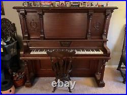 Upright piano used