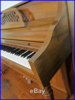 Used Upright Sherman Clay Piano Manuf. By Kimball, S325 Console, Pick Up, With Bench
