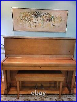 Used Yamaha u1 Upright Piano 48 with bench Made in Japan