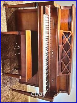 Used brown Kawai upright piano, 88 key, matching bench, tuned fairly recent