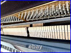 Vienna Upright Piano 43 Polished Ebony