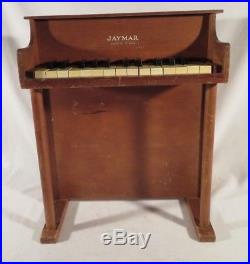 Vintage 1950 JAYMAR 20 Tall Children's Upright Piano All keys Work