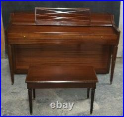 Vintage 1960 Acrosonic by Baldwin Spinet Piano With Matching Bench