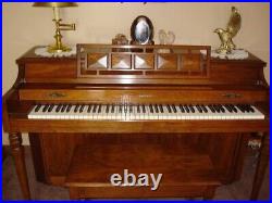 Vintage 1975 Baldwin Klaviere Upright Piano with Bench Serial Number 1168288