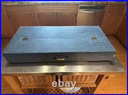 Vintage 49 Key Portable Suitcase Piano withMetal Tines for PARTS or REPAIR