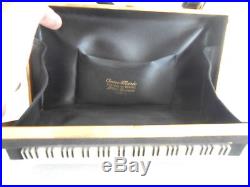 Vintage Anne-Marie Baretta Paris Novelty Handbag Upright Piano Black Suede